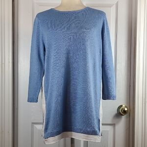 J. Jill Linen Blend Tunic Sweater